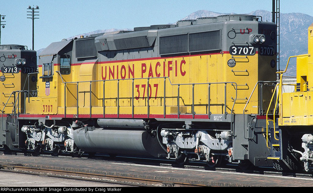 UP 3707 - San Bernardino, CA - 10/18/80
